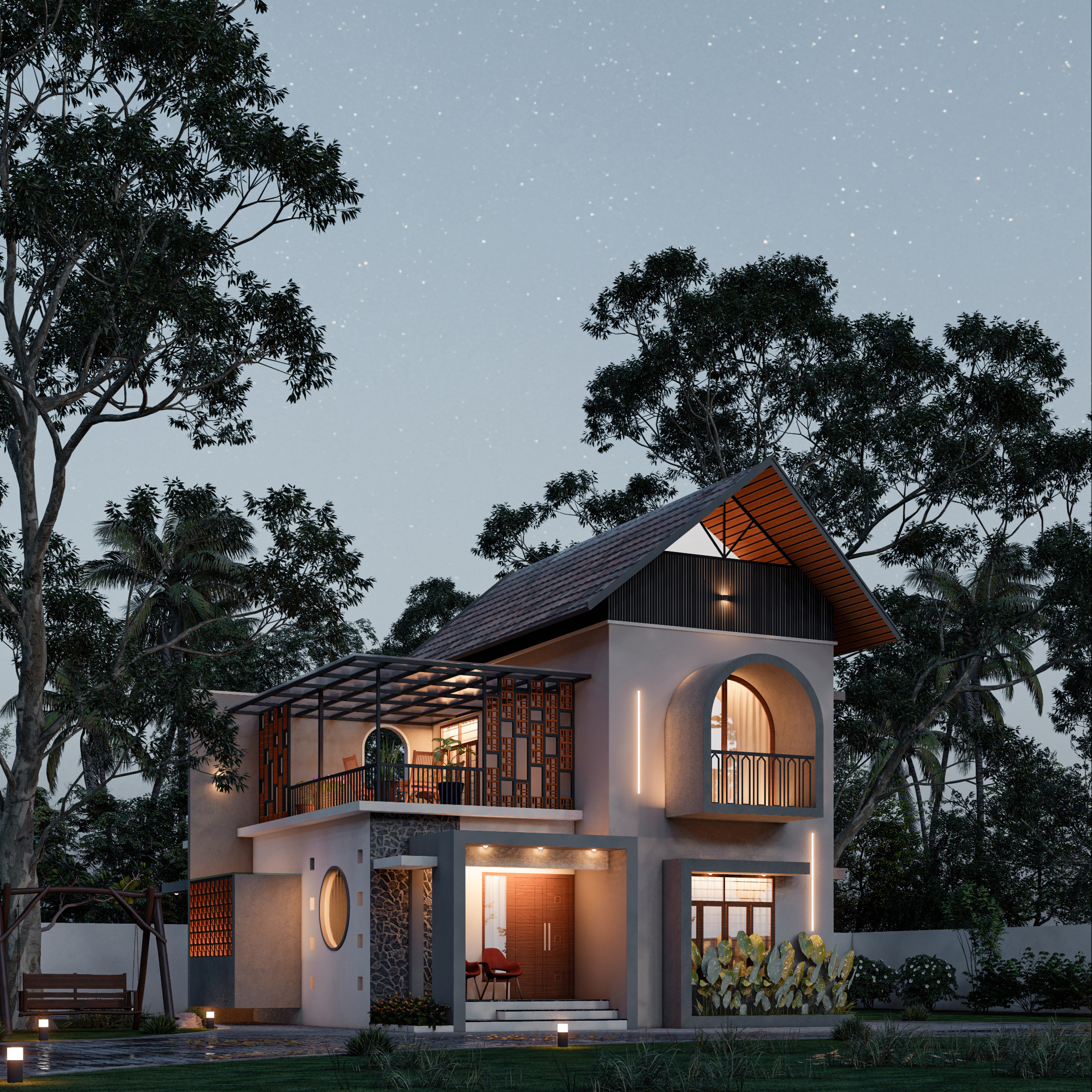 Signature residence night view