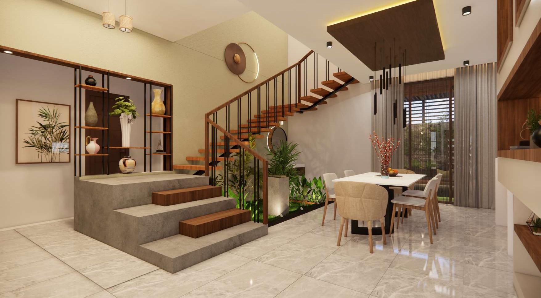 Dining + Kitchen Flow